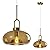 LBSQJ Brown Glass Pendant Lights Kitchen Island Gold Pendant Light Fixtures Adjustable Height Modern Pendant Lighting for Bedroom Dining Room (1-Pack)
