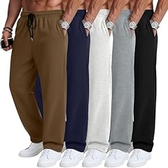 Black, Heather White, Light Mixed Gray, Navy Blue, Khaki