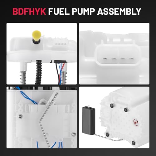 Image of BDFHYK Electric Fuel Pump Module Assembly Compatible with Chrysler Town & Country 2008-2010 3.3L V6, Compatible with Dodge Grand Caravan 2008-2010 3.3L V6 Replace E7254M
