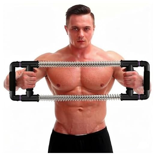 GoFitness Barra Push Down - Extensor de Pecho - Equipo de Entrenamiento en Casa para Pecho, Brazos, Hombros, Abdominales y Espalda - Aparatos de Ejercicio Resorte para Casa o de Viaje