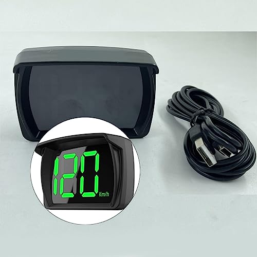 Bothyi Visor frontal para carro com de tempo de velocidade portátil moderno Visor de LED Acessório p