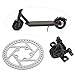 equlup Electric Scooter Brake Rotor110mm DiscBrake Rotor and Brake Caliper for Mi M365 Replacement Parts Electric Scooter Accessories