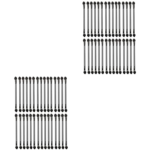 minkissy 2sets Disposible Double-ended Makeup Brush Eye Shadow Brush Set Blending Makeup Tool Perfect for Travel Wedding Everyday 30pcs*2