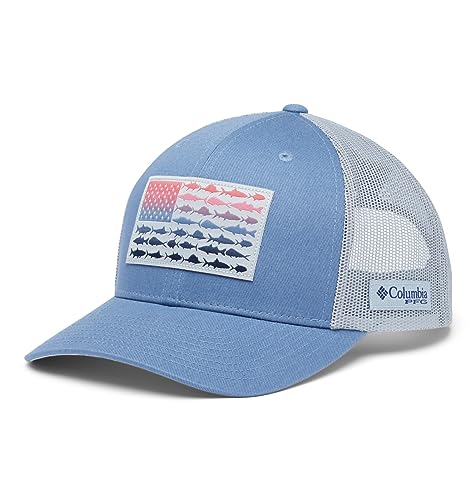 Image of Columbia Unisex-Adult PFG Snap Back Fish Flag Ballcap