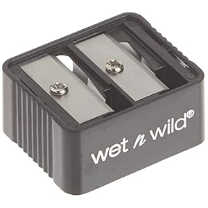 wet n wild Dual Pencil Sharpener Dual-Pencil Eyeliner Pencil Sharpener | Convenient | Essential Tool | Sharpens | Easy To Clean | Travel-Friendly | Compact