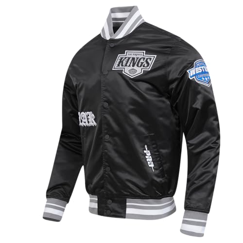 Image of Pro Standard Mens NHL Old English Satin Jacket