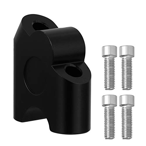 Garneck Elevadores de guidão de motocicleta com parafusos de 22 mm para guidão universal de motocicl