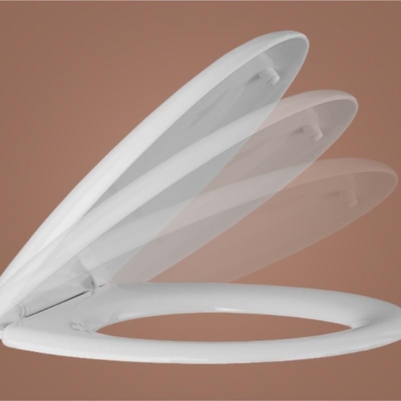 O Shaped Toilet Parts Thickened Seats Slow Down PP Bidet