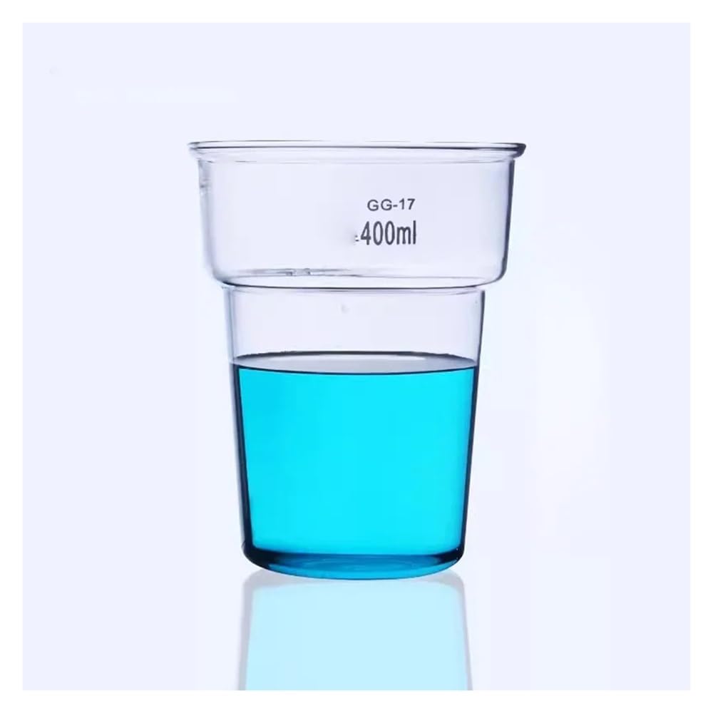 Vetreria da laboratorio 250 400ml Becher in vetro a parete spessa Becher in vetro da laboratorio(400ml)