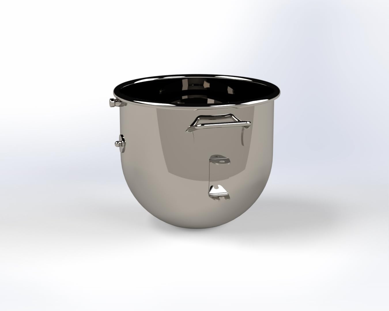 Hobart Legacy Mixer Stainless Steel Mixing Bowls for Kitchen – Durable, Rust-Resistant, Large Mixing Bowl for Cooking, Baking, and Food Prep – Stackable and Dishwasher Safe, 20 QT, HL200, HL200C