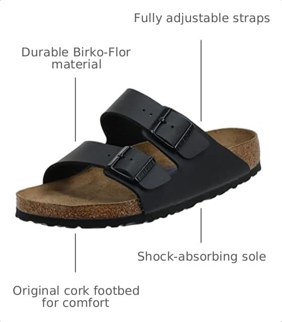 Image of Birkenstock Unisex Adult Arizona Soft Footbed Sandals