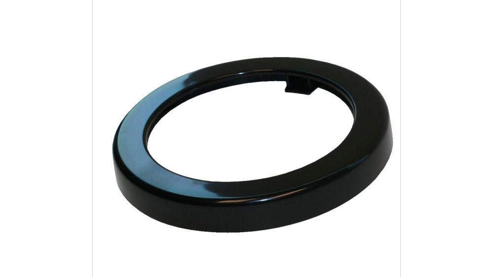 San Jamar X22TR Black Dispenser Trim Ring for 2 3/4" to 3 3/4" Diameter Cup or Lid Dispensers-X22TR