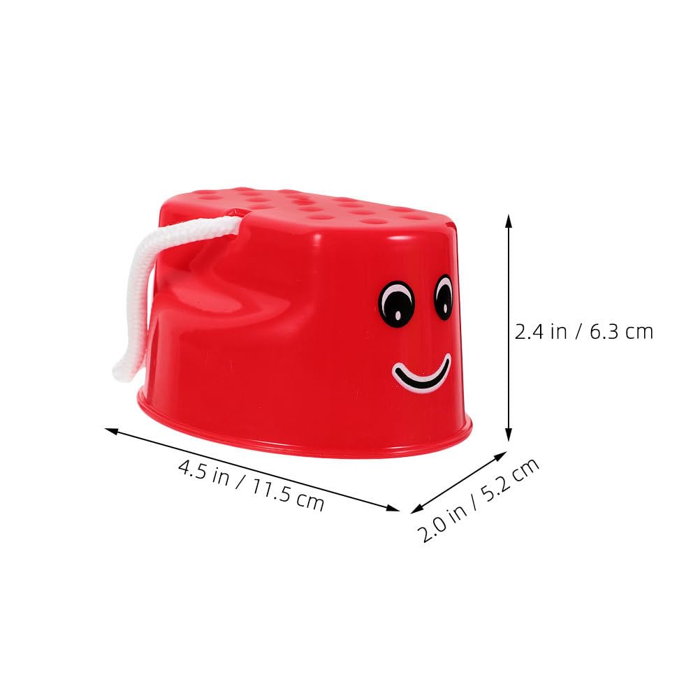 Toyvian 8 Cubos para Caminar: zancos para niños, Cubo de Equilibrio, zancos, Juguete para Juegos de Preescolar, de obstáculos Interior y Exterior.