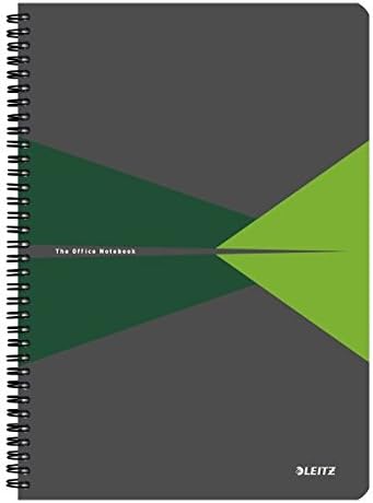 LEITZ OFFICE Notebook, A4 Format, Spiral Binding, PP Cover, 90 Sheets, Squares, Assorted Colors - 44950099 - Image 4