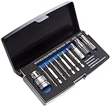 7x puntas extractoras.con vástago 6,3 mm (1/4") para taladros eléctricos para cabezas de tornillo con perfil en T (para Torx) T10, T15, T20, T25, T30, T40, longitud: 50 mm
