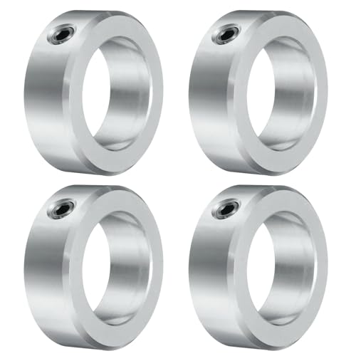 Colliers de serrage en aluminium 3,8 cm uxcell bague anti glissement axe