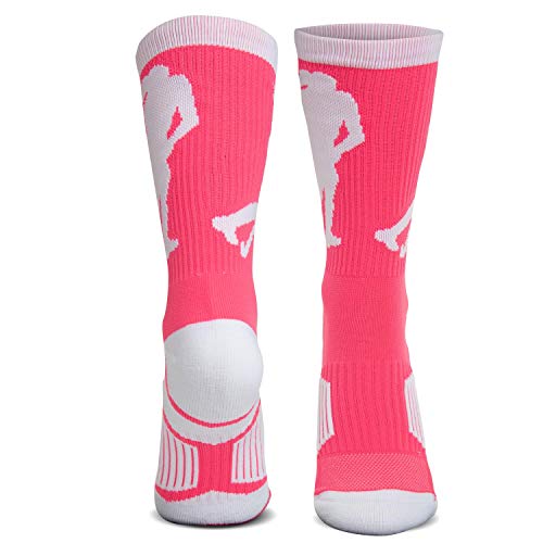 Field Hockey Crew Socks (Pink) One Size Fits Most #TOP1
