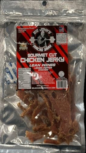 Big John's Macro Snax "Lean Wings" Lemon Pepper Chicken Jerky