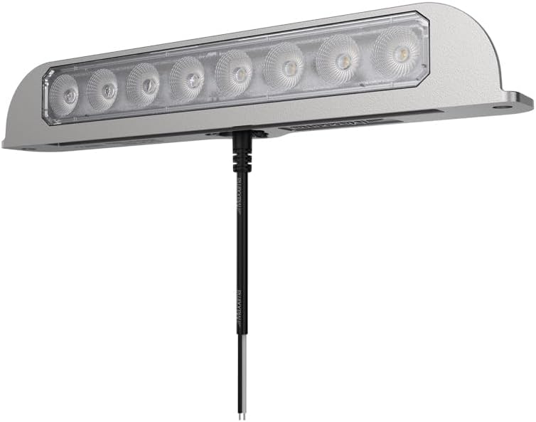 Maxxima 11x2 LED Work Light for Trucks and Heavy Duty, 90° Surface Mount, 1500 Lumens, Clear