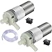 RUNCCI-YUN 2PCS 6V-12V Micro Motorpumpe, Aquarium wasserpumpe mini, Wasserkühlpumpe selbstansaugend 370 DC 12 V Mini Wasser Saugpumpe,Membranpumpe Geräuscharm,für Tee Maschine Aquarium Wasserspender