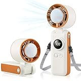 Piccolo Ventilatore Turbo Portatile con Raffreddamento a Ghiaccio, Potente Ventilatore USB...