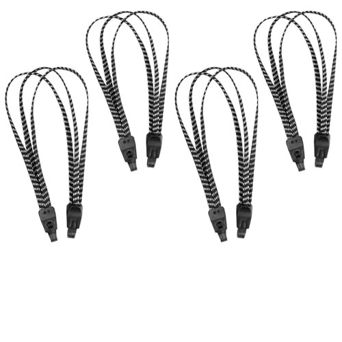 OSDUE Bike Luggage Straps, 4PCS Bike Rack Strap with Hooks latex Tie Down Straps Tensioning Belts Bicycle Hooks Rope for Bicycle Motorcycle Cargo Helmet Camping Roof Luggage Bag