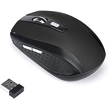 Wireless 2.4GHz Cordless Gaming Mouse with USB Receiver for PC & Laptop