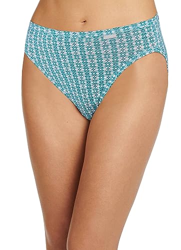 Jockey Roupa íntima feminina plus size elance corte francês - pacote com 3, Rosa macia/Avenida Geo/T