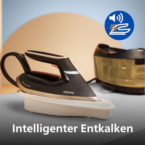 Bild 4 - Philips PerfectCare 6000 Series Dampfbügelstation, Leistungsstarker Dampf, Kompaktes Design, 1,8L Abnehmbarer Wassertank, SteamGlide Advanced Bügelsohle (PSG6064/80)