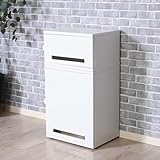 不二貿易 屋外用宅配ボックス 上段22L 下段62L 大容量 盗難防止設計 幅47×奥行36×高さ84cm ホワイト Luca 85808