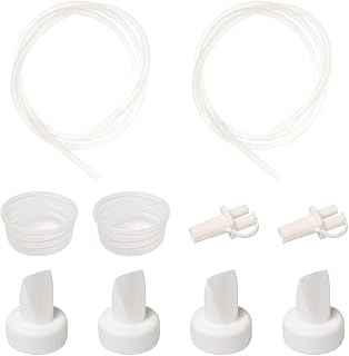 Ardo Breast Pump Service Kit - Spare Parts for Ardo Pumpsets. Replacement Duckbill Lip Valves, Membrane Pots, Tubing & Tube Connectors. Suitable for Use with Alyssa & Calypso Breast Pumps.