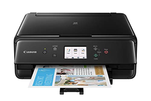 Canon TS6120 Wireless All-In-One Printer with Scanner and Copier: Mobile and Tablet Printing, with Airprint(TM) and Google Cloud Print compatible, Black (Renewed)