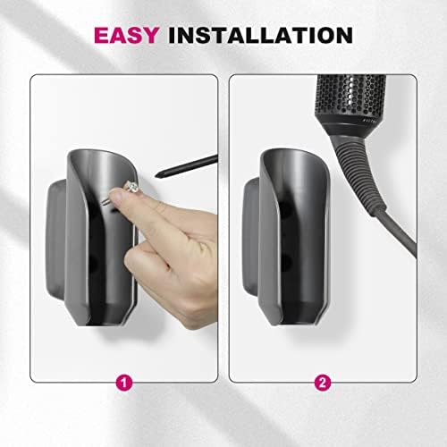 LANMU Holder for Dyson Airwrap,Storage Organizer Stand Wall Mount Curling Iron Accessories Compatible with Dyson Airwrap Complete,Dyson Airwrap Styler Complete,for Home Bathroom Organizer