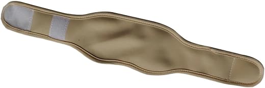 Castor Oil Neck Pack Wrap Cover Easy to Wear Adjustable Design Anti Oil Leak Khaki