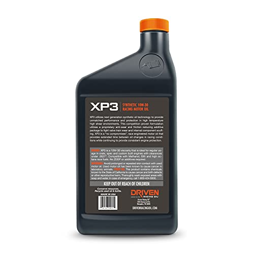 Driven Racing Oil XP3 Synthetic 10W-30 Aceite para Motor 1 Quart miniatura 2