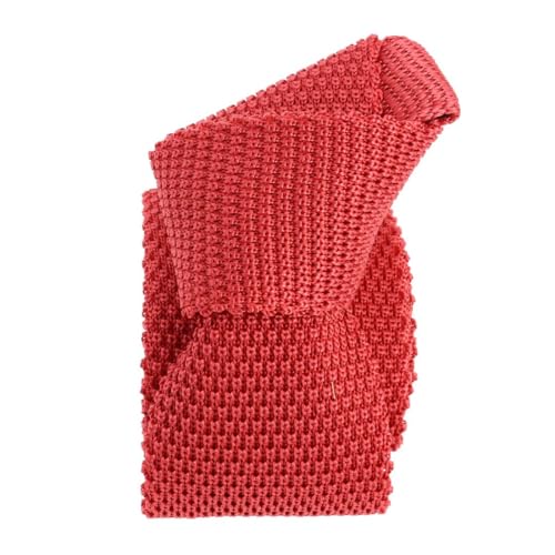 Cravate tricot soie Tony & Paul rouge : finissez-en avec les cravates rigides qui froissent