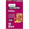RXBAR High Protein Bars, Gluten Free, Protein Snacks, Strawberry Peanut Butter, 25.3oz Box (12 Bars)