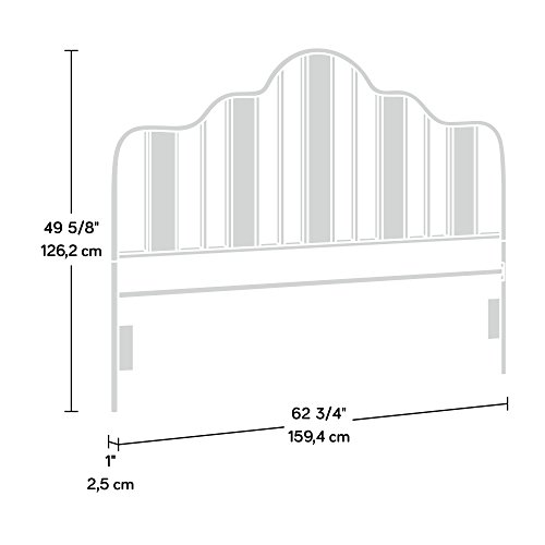 Sauder Viabella Headboard, Queen, Navy Blue Finish #TOP2