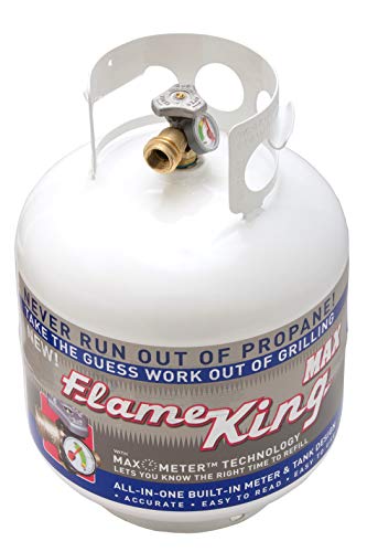Flame King Ysn230B 20 Pound Steel Propane Tank Cylinder With Opd Valve And Built-In Gauge, 20 Lb Vertical #TOP1