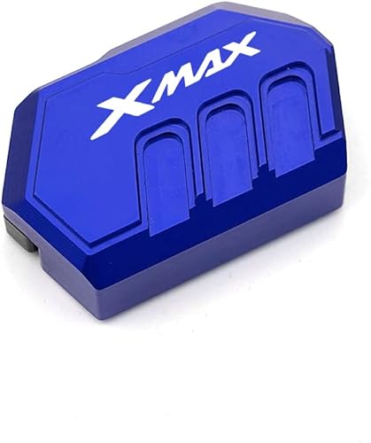 Vista 3 de MOWOK Para YAMAHA XMAX 300 125 250 400 XMAX300 Xmax250 Xmax400 Soporte lateral para motocicleta CNC y soporte auxiliar de columna X-MAX (azul)