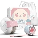 Oli-Melo® Gehörschutz Baby - Kopfhörer Lärmschutz bis zu 34 dB - CE-zertifiziert in Deutschland - Rutschfeste Verstellbare Stirnbänder - Ohrenschützer Baby, Kleinkind Kinder bis zu 36 Monaten