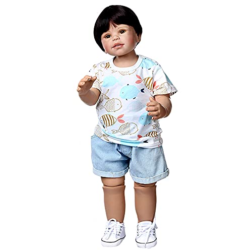 YIHANGG 70 cm ubrania dla dzieci sklep model Reborn maluch lalka chłopiec realistyczna kolekcjonerska oryginalna lalka Reborn Baby Doll prezent urodzinowy