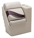 Wise BM13006R-989 Premier Series Pontoon Right Lean Back Recliner, Platinum/Wineberry/Manatee