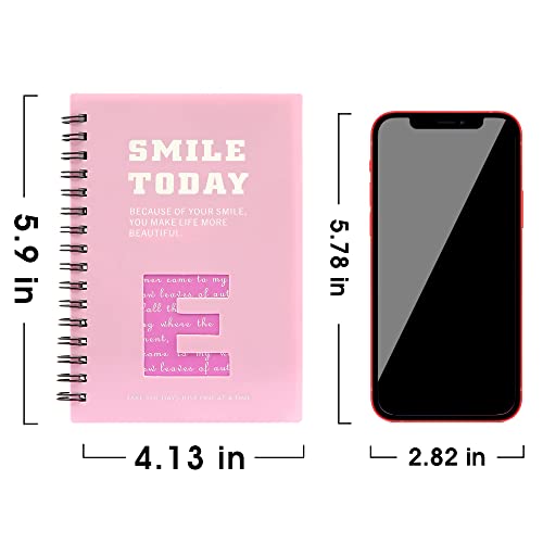 3 Pack Spiral Notebook Journal Thick Small Spiral Journal 1 Subject Plastic Notebooks 8Mm Wide College Ruled 136 Pages To Do List Notes Mini Planners For School Office Supplies Writing Journal, A6 #TOP5