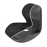 CHIYI Orthopedic 2-in-1 Seat Cushion One-Piece with Lumbar Support 100% Memory Foam - Lower Back, Coccyx, Sciatica Pain Relief - for Bleacher, Wheel/Camping/Office/Gaming Chair, Car Seat & Meditation