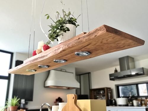 FRIESENLICHT MAYA Esstischlampe Pendelleuchte Unikat Holz Hängelampe...