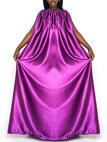 Steam Gown (purple), Bath Robe, full body covering, soft and sleek fabric, eco-friendly for spa, sauna, hair salon and more