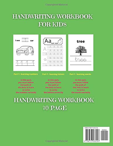 learn how to write On cursive for kids: modern cursive handwriting workbook for kids ages 4-8 , teaching textbooks , (8.5x11), 70 page image 3