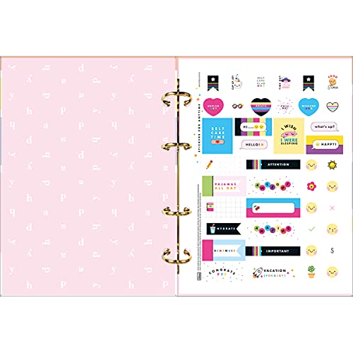 Planner Argolado 17,7 x 24 cm Happy 90 G 2022 - Tilibra, 313947