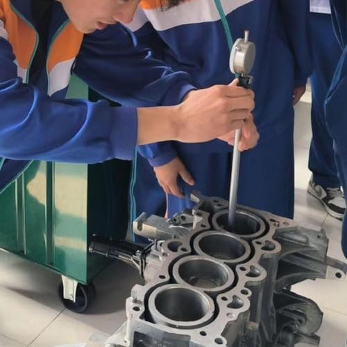 TOOSOAR Innenmikrometer,Messuhr set 50-160mm Hohe Präzision 0.01mm,mit 12 Sonden,für Tiefe Motorzylinder Messung